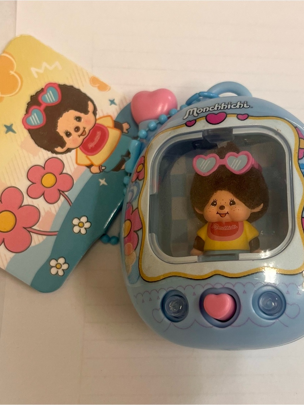 Monchhichi light up keychain
